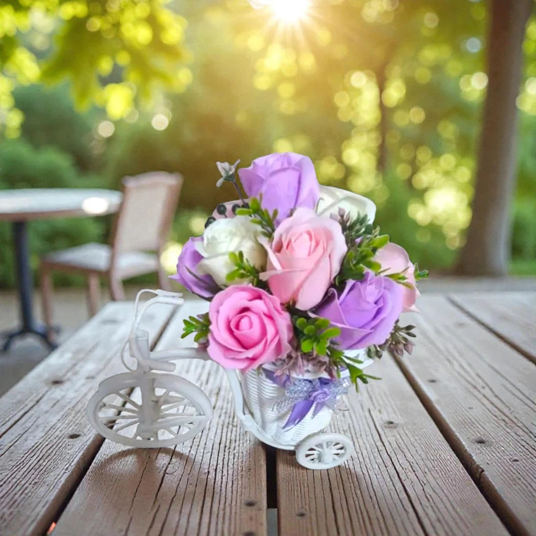 7 ароматни сапунени рози в колело