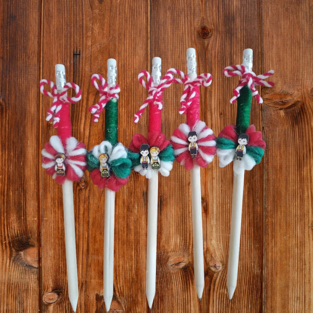 Ръчно изработени арт мартеници - Молив