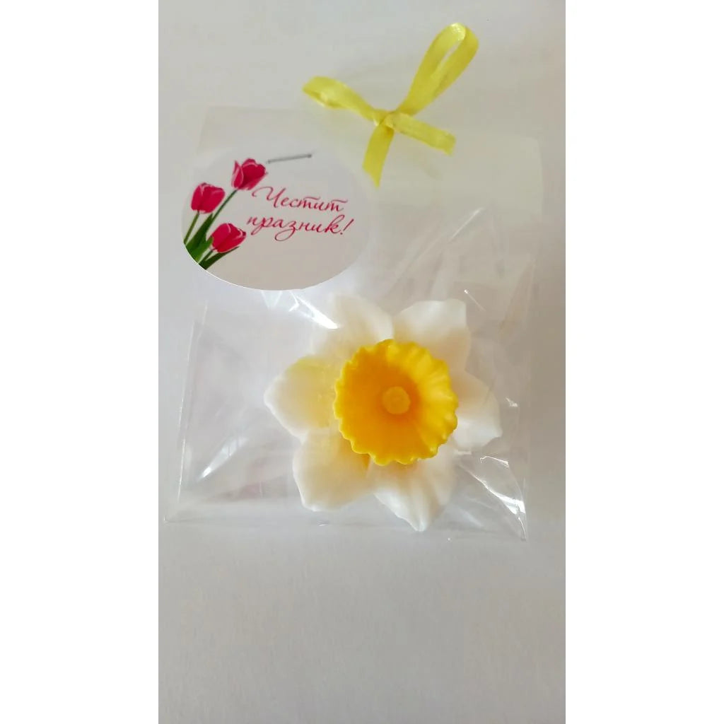 Подарък за 8ми март- ароматно сапунче - нарцис