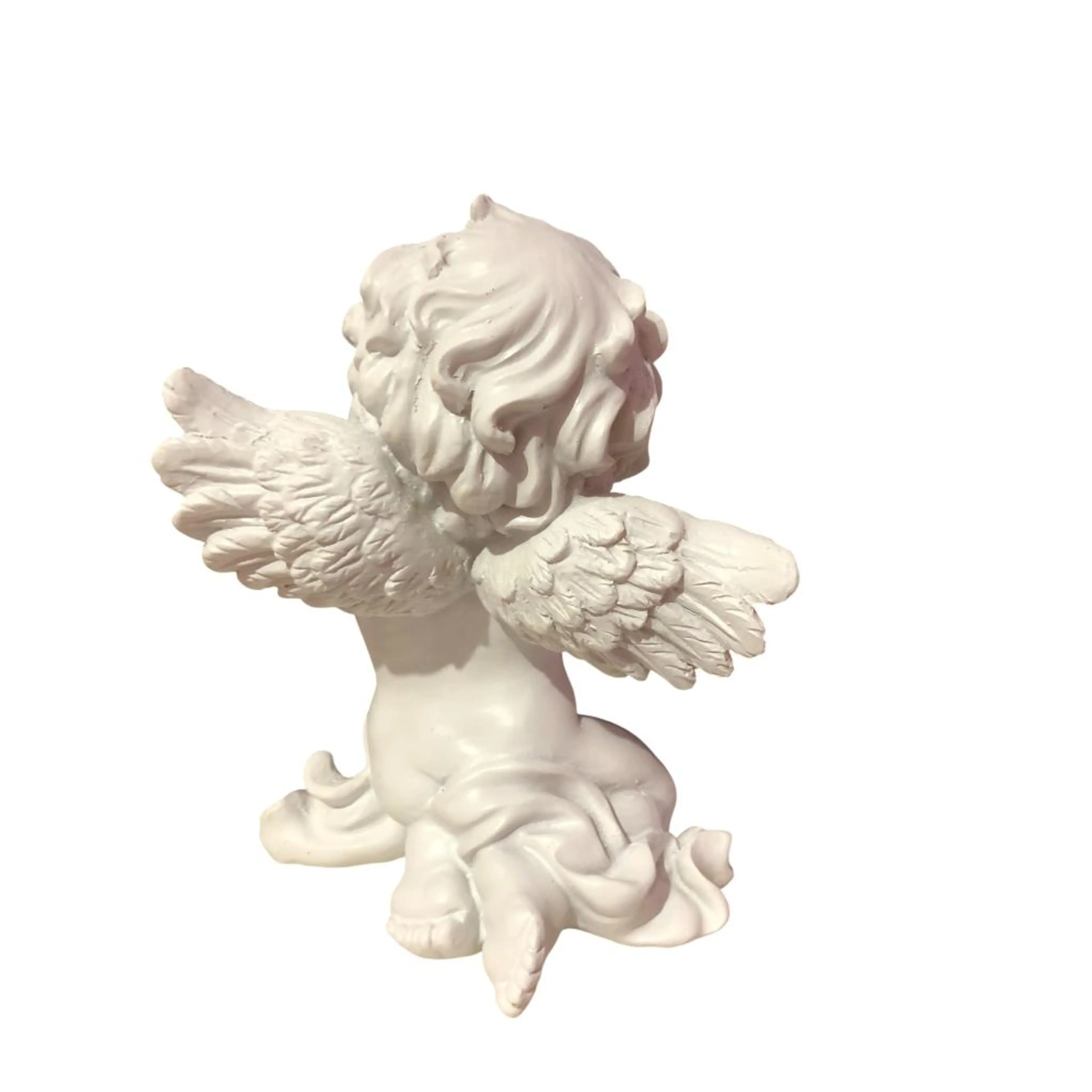Градинска фигура от полирезин/полисмола - Молещо се ангелче