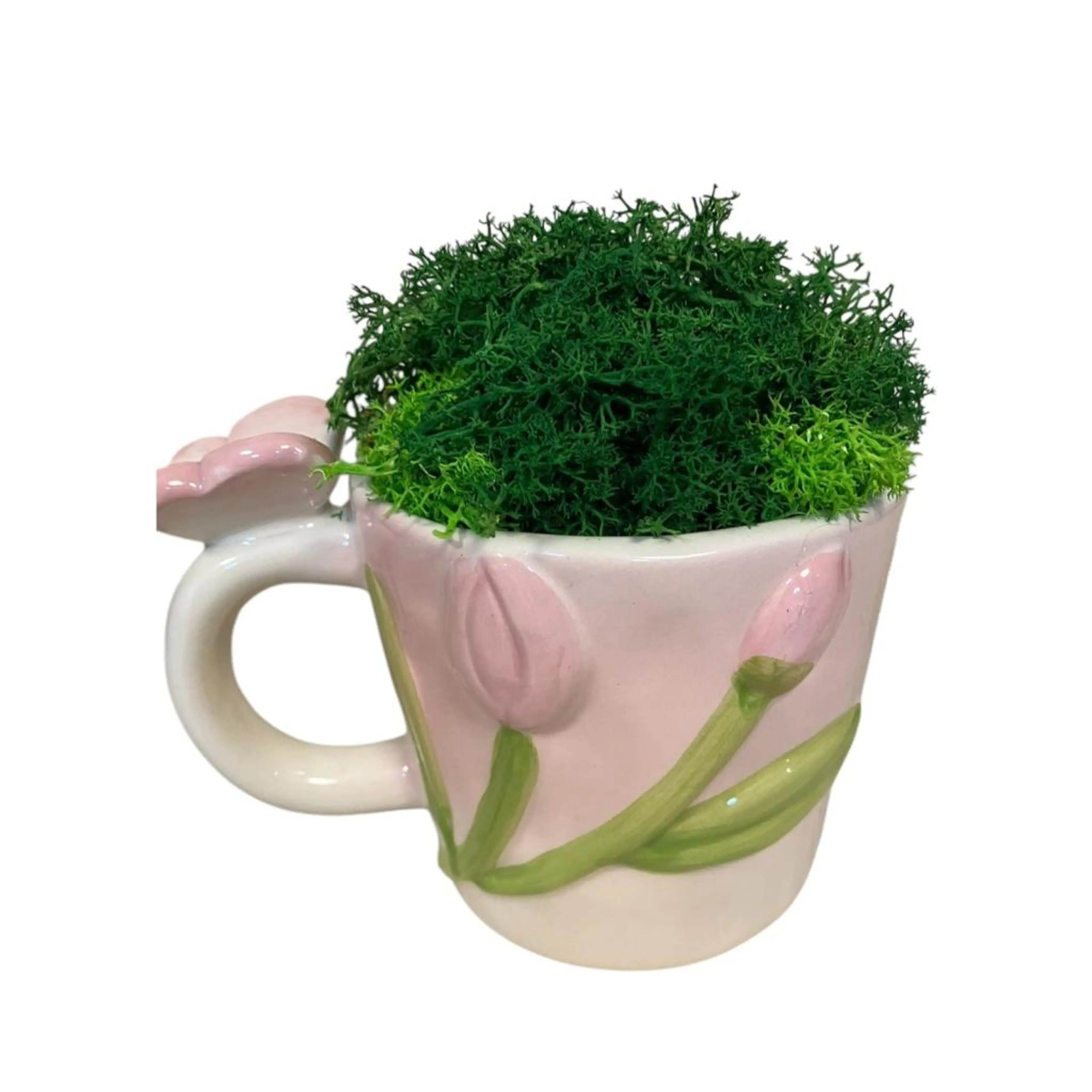 керамична чаша със скандинавски мъх