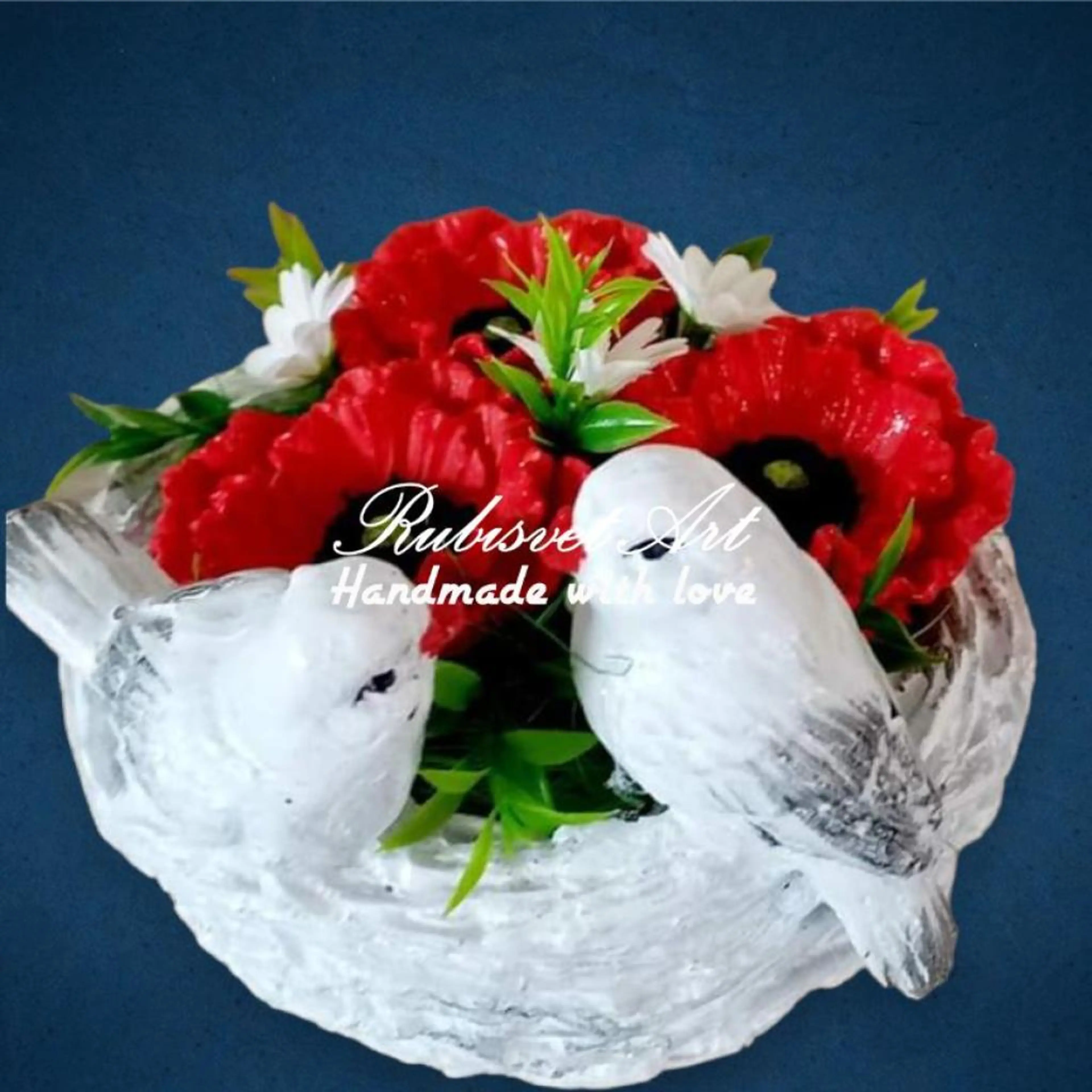 Керамични макове в кашпа