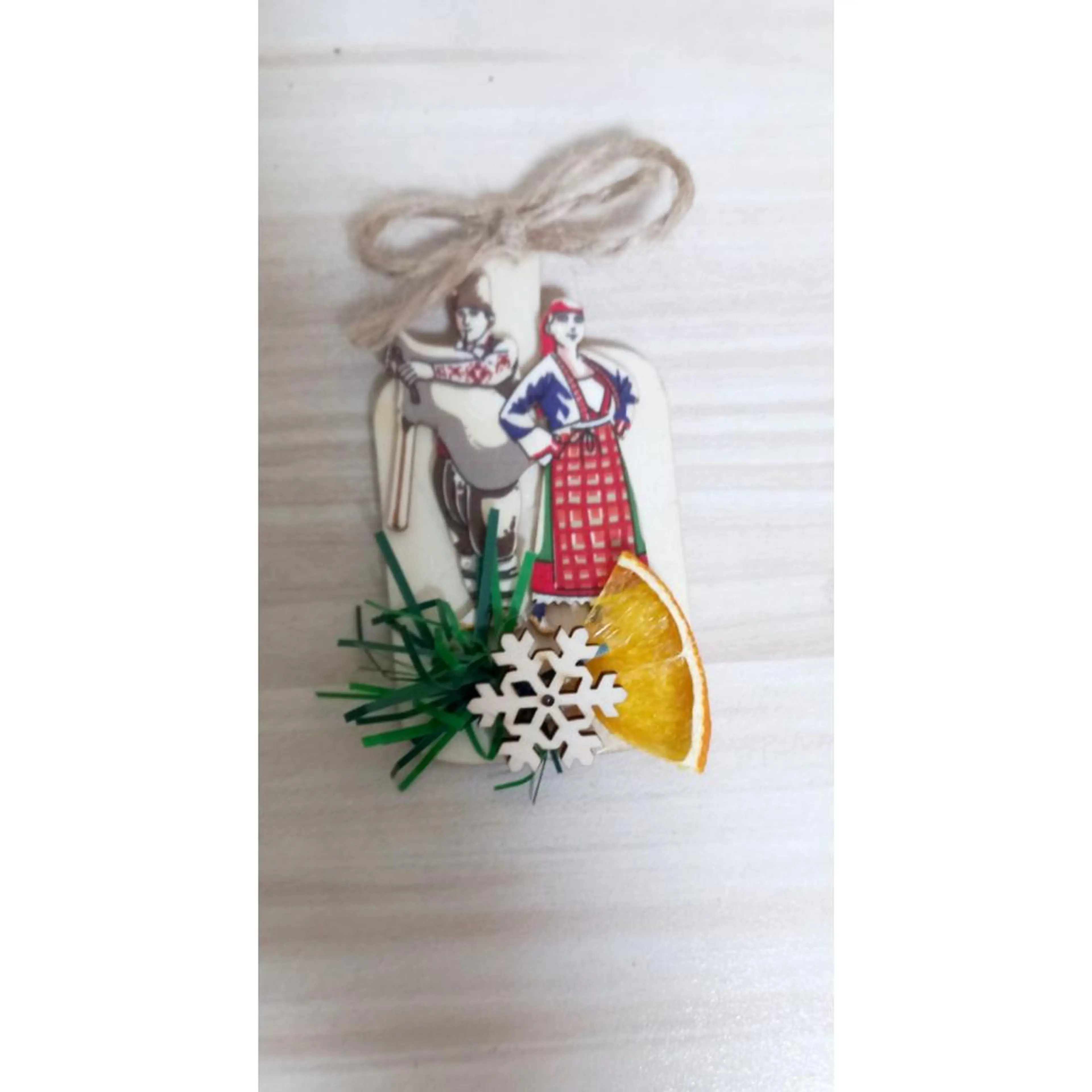 Коледни битови магнити - комплект от 5 броя