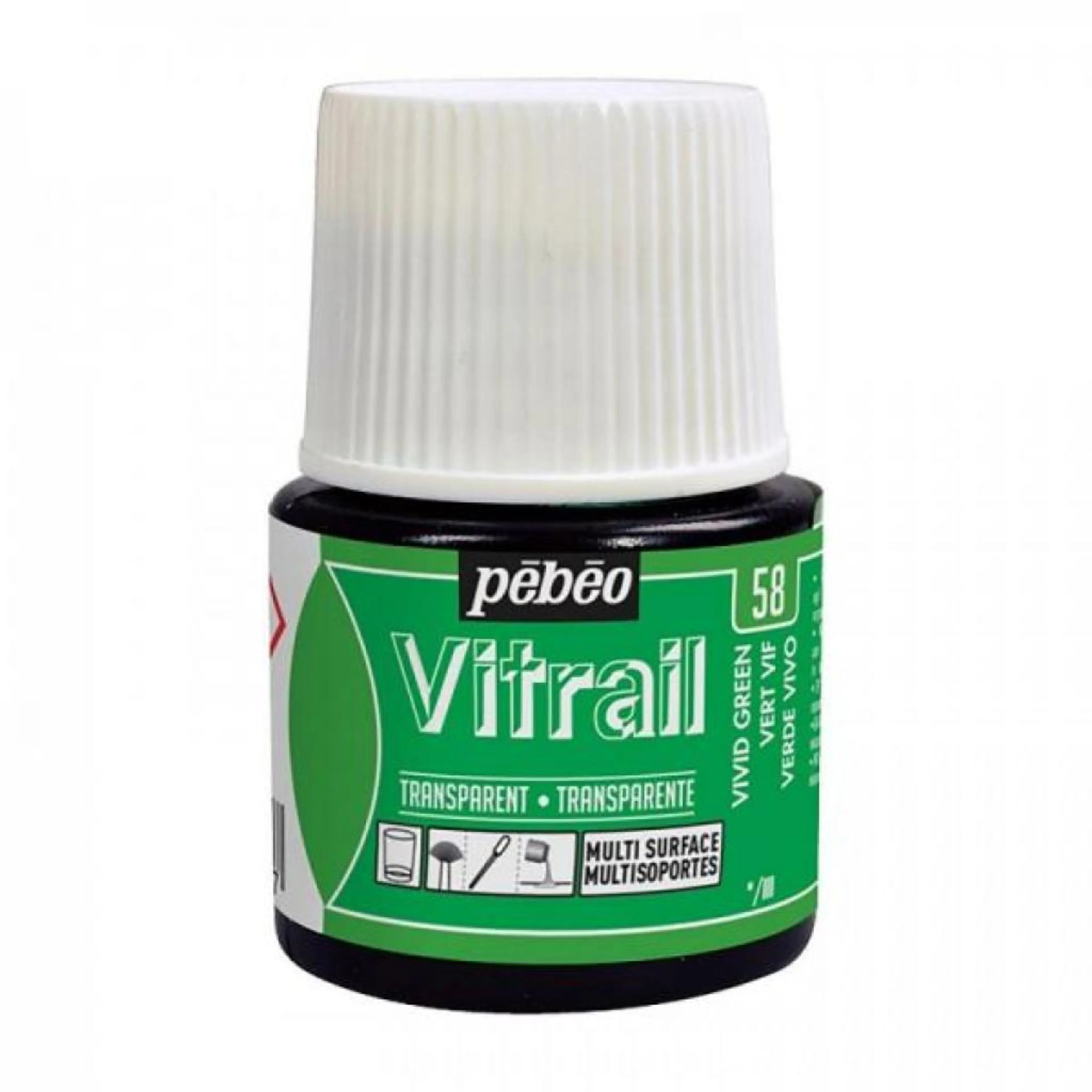 Боя за стъкло Vitrail 45 мл - VIVID GREEN 58